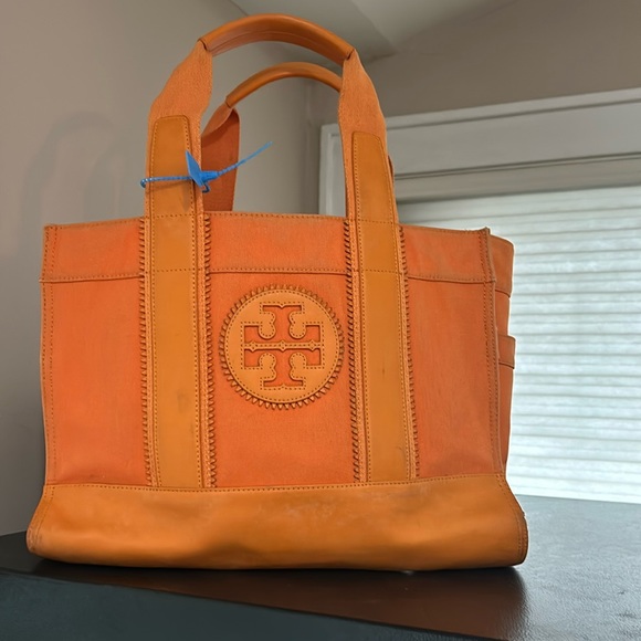 Tory Burch Handbags - Authentic Tory Burch Ella Canvas Tote Bag